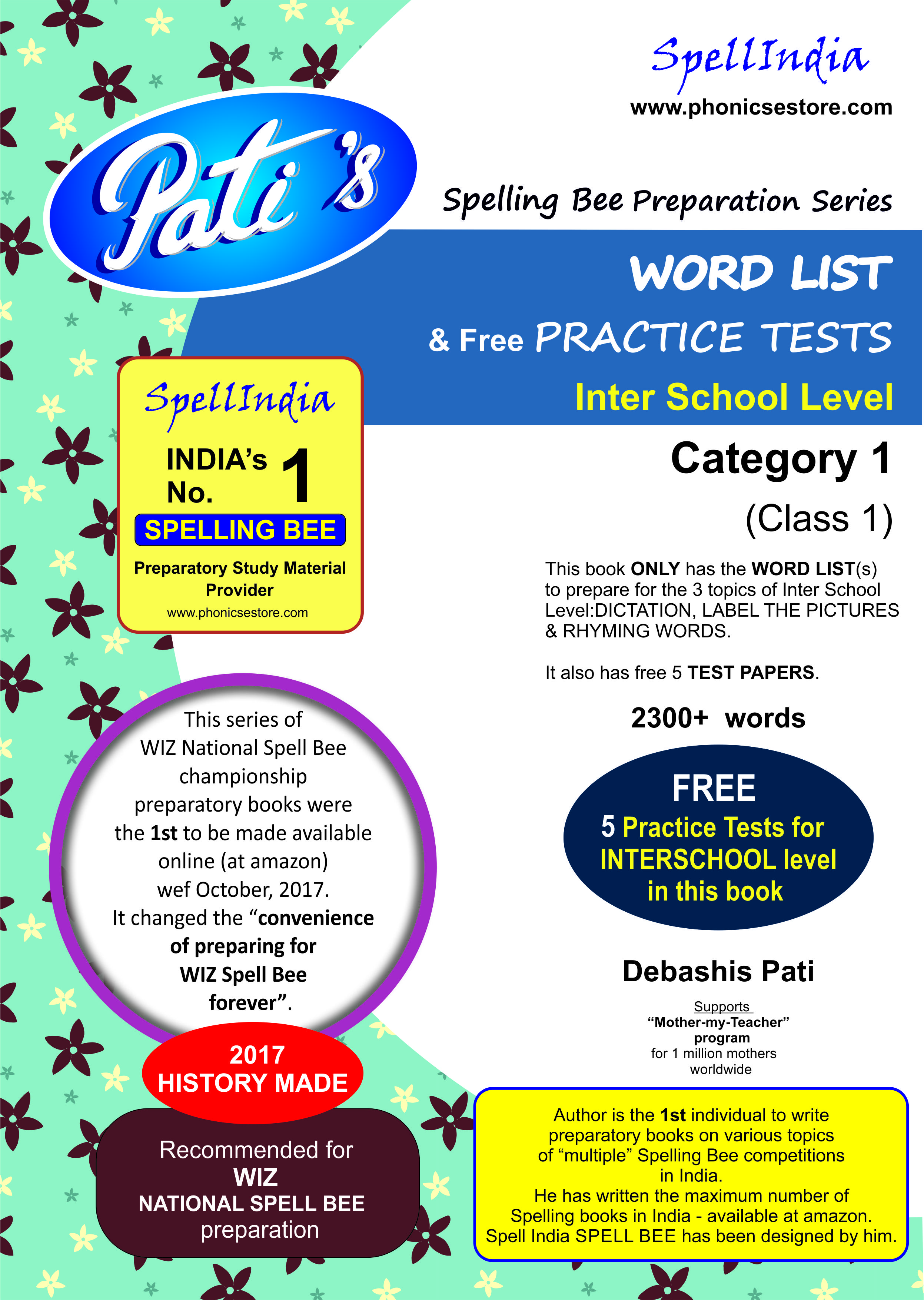 WIZ National Spell Bee WIZARD Spelling Bee Competition Exam Books